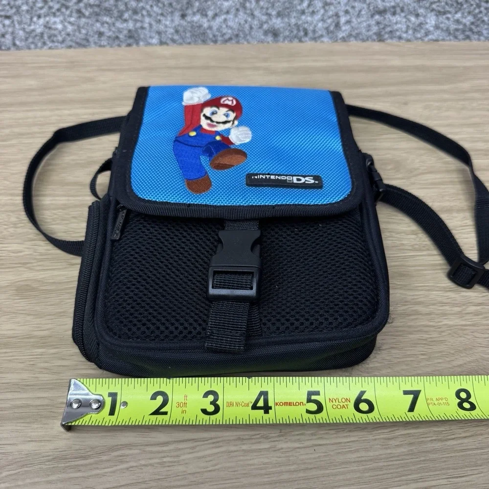 Super‎ Mario Bros Nintendo DS Travel Case Carrying Bag Protector Shoulder Strap
